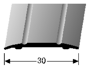 Übergangsprofil (439SK) selbstklebend